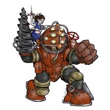 Bioshock Big Daddy And Little Sister Tattoo Bioshock Big Daddy And Little Sister Bioshock Bioshock Art Bioshock Game