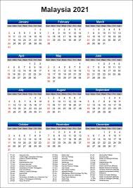 Download kalender 2021 hd aesthetic : Printable Malaysia 2021 Calendar With Holidays Pdf Calendar Dream