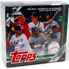 We did not find results for: 2019 Topps Holiday Box Baseball Box