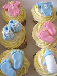 Baby Cupcakes Footsies Love Baby Shower Cupcakes For Boy Baby Cupcake Baby Shower Cookies