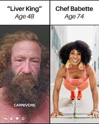 Which would you rather be? We bet Chef Babette could do a press-up with  Brian Johnson