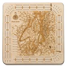 Puget Sound Cribbage Board