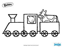 Coloriages Didou Didou Conduit Un Train Coloriage Coloriage Dessin Anime Dessin A Colorier