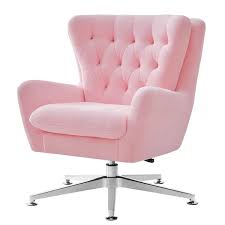 our wrisley soft touch swivel desk chair couldn t get more inviting than this plush and roomy while your s pink office chair pink room decor pink office decor