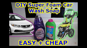 Dishwashing soap for your kitchen isn't the only thing that can be refilled in your old foam soap pump bottles. Easy Cheap Diy Super Foam Car Wash Soap Pressure Washer Cannon Spray Extra Suds Youtube