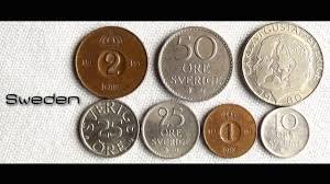 Begagnad utropspris 200 kr auktion • tradera.com Coin Collection Sweden 7 Coins Ore Krona From 1965 Youtube