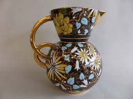 Joli Vase Pichet Fleuri Bfk Decor Floralcachet Belgium La Louviere D5461 1433 1 Ebay Vaas Ebay