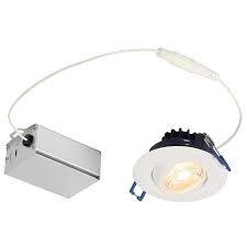 Deep baffle color selectable recessed led downlight. Westinghouse Lighting 3 Inch Gimbal Recessed Led Downlight 7 Watt 65 Watt Equivalent Warm White Li