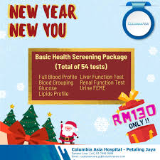 It is easily accessible from the main highways. Columbia Asia Malaysia Basic Health Screening Package Columbia Asia Hospital Petaling Jaya Valid Until 31 January 2021 Have You Been Taking Good Care Of Your Body A Healthy Body