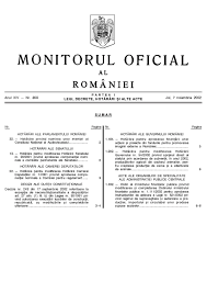 Maybe you would like to learn more about one of these? File Monitorul Oficial Al Romaniei Partea I 2002 11 07 Nr 809 Pdf Wikimedia Commons