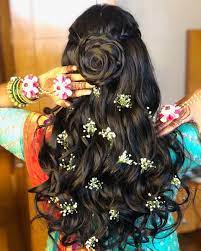 It S A Baby Shower And We Couldn T Help But Make Her Hair Look Like It Was In Full Bloom Dishadshah Hair Hair Styles Beautiful Hair Long Hair Styles