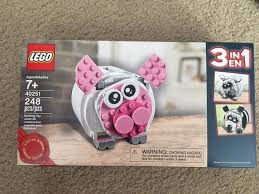 Lego Pig Bank Set 3 In 1 40251 New In Box Piggy Bank Pig Bank Piggy
