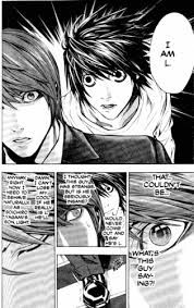 Death Note Photo L In The Manga Death Note Manga Death Note Manga