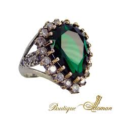 Sultana Huyam Ring by Boutique Ottoman - خاتم هويام