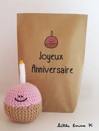 Cadeau Joyeux Anniversaire Muffin En Tricot Kawaii Decoration Joyeux Anniversaire Fais Un Voeu Cadeau Anniversaire Original Anniversaire Kawaii Anniversaire