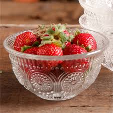 These clear glass pieces were meant for the spotlight. The Pioneer Woman Adeline Glass Bowl Clear Walmart Com Walmart Com