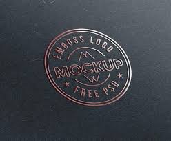 Emboss Paper Logo Mockup Psd Logo Mockup Free Logo Mockup Free Logo Mockup Psd