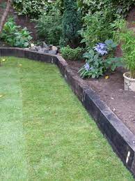 When sourcing railway ties, be sure to avoid salvaged items treated with toxic creosote. Railway Sleepers Railway Sleepers Garden Sleepers In Garden Garden Edging