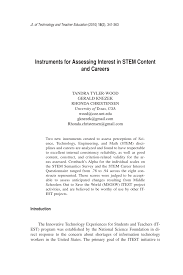 The qualitative data were coded into categories based on responses. Pdf Instruments For Assessing Interest In Stem Content And Careers