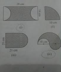 = 1/9 x 22 x 3 x 21 = 154 cm 2. Hitunglah Keliling Daerah Yang Diarsir Pada Gambar Berikut Brainly Co Id