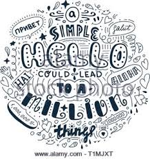 Niedliche zeichnungen schöne bilder lustige tierbilder kunst bilder. Schriftzug Einfach Hallo In Verschiedenen Sprache Doodle Zitat In Skizze Stil Hand Zeichnen Schone Formulierung Motivation Konzept Stock Vektorgrafik Alamy