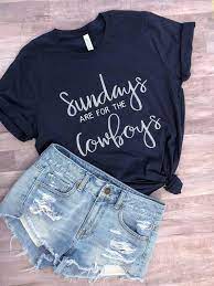 Sundays Are For The Cowboys Cowboys Football Shirt Sunday Etsy Dallas Cowboys Shirts Cowboys Shirt Dallas Shirts