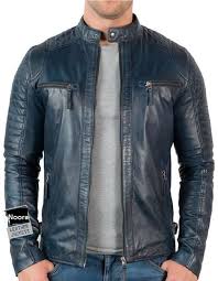 Noora Mens Lambskin Blue Jacket Vintage Leather Biker Etsy In 2020 Leather Jacket Leather Jacket Men Mens Blue Leather Jacket