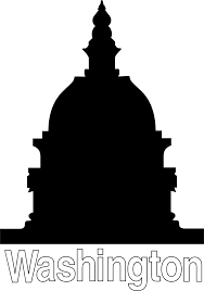 Illustrated Silhouette Of The Us Capitol Building In Washington Dc Free Stock Photo Stock Photos Capitol Building Us Capitol