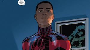 It's the symbiote suit, also known as the black suit. Marvel S Half Black Half Latino Spider Man Is Going Mainstream Npr