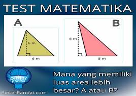 Hitunglah keliling dan luas segitiga tersebut! Rumus Segitiga Siku Siku Test Matematika Mana Yang Lebih Luas
