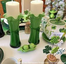A Festive St Patrick S Day Table Setting St Patrick S Day Decorations St Patrick S Day Irish Celebration