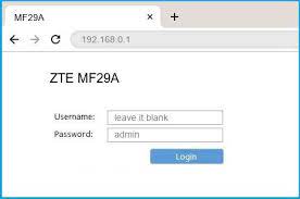 Zte router default password and the information around it will be available here. 192 168 0 1 Zte Mf29a Router Login And Password