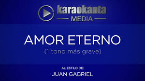 Amor eterno juan gabriel buy this song. Karaokanta Juan Gabriel Amor Eterno 1 Tono Mas Grave Youtube