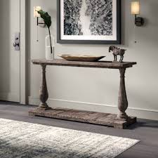 Greyleigh Neligh 72 Console Table Wayfair In 2020 Console Table Decor Wood Console Table