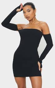 Check spelling or type a new query. Robe Moulante Noire A Col Bateau Manches A Trou Prettylittlething Fr