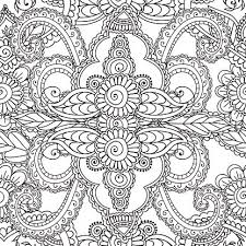 Your rating login to rate. Coloring Pages For Adults Seamles Henna Mehndi Doodles Abstract Floral Clipart Image