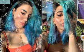 I know some people will out of the way and delete or deactivate their facebook accounts. Bani J Dyes Her Hair Ocean Blue Gives Hair Raising Mantra Check Out