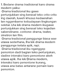 Perbedaan drama tradisional dan drama modern. Opo Bedane Drama Tradisional Kan Drama Modern Brainly Co Id