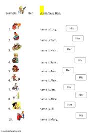 Possessive Pronouns Interactive And Downloadable Worksheet You Can Do The Exercises Online Or Do Possessive Pronoun Possessive Pronouns Worksheets Possessives