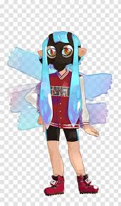How to draw inkling male from splatoon. Splatoon 2 Art Mask Drawing Costume Blue Squid Transparent Png