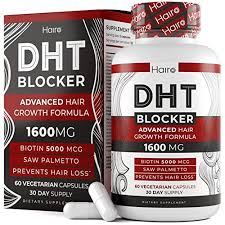 High levels of androgens, including dht, can shrink your hair follicles as well as shorten this cycle, causing hair to grow out looking thinner and more brittle, as well as fall out faster. Buy Dht Blocker Hair Growth Supplement High Potency Biotin Saw Palmetto For Hair Regrowth Natural Hair Loss Treatments For Women Men Helps Stimulate Hair Follicle Growth Online