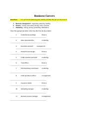 Financial representative resume samples qwikresume. Copy Of Business Careers Business Careers Directions For Each Of The Following Jobs Identify Whether The Job Is In The Area Of A Business Management Course Hero