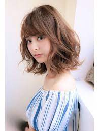 pd三宮 林 耕平 20代30代40代 ウェーブロブ スタイル l016452304 パシフィックダズール 神戸三宮 pacific dazzle のヘアカタログ ホットペッパービューティー 髪型 ミディアム パーマ ボブパーマ 前髪あり ヘアスタイル