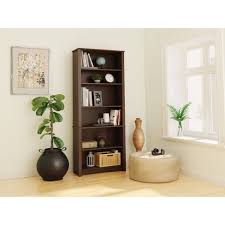 Apr 27, 2020 · with dimensions of 31 1/2x11 3/4x79 1/2, this tall, dark and gorgeous bookcase creates extra storage space while upping the style factor in your living room. 6 Shelf Bookcase Espresso Prepac Target