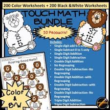 Find a clean cotton swab for the next part of the experiment. Touch Math Worksheets Teachers Pay Teachers