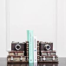 Polaroid Bookend Set Home Decor Items Online Vintage Decor Home Decor Items