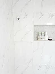 Tile or marble shower benches (shower seats). Design A Gorgeous Marble Shower On A Budget The Sweetest Digs