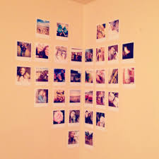 First, go ahead and create all of your polaroids using the techniques we discussed above. Diy Heart Shaped Polaroid Photo Collage Moving Direction