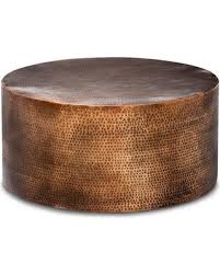 Threshold Granby Hammered Barrel Coffee Table Copper Brown Threshold From Target Bhg Com Shop Barrel Coffee Table Barrel Coffee Copper Coffee Table