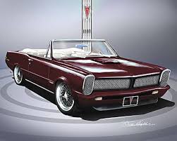Image result for Burgundy 1965 GTO